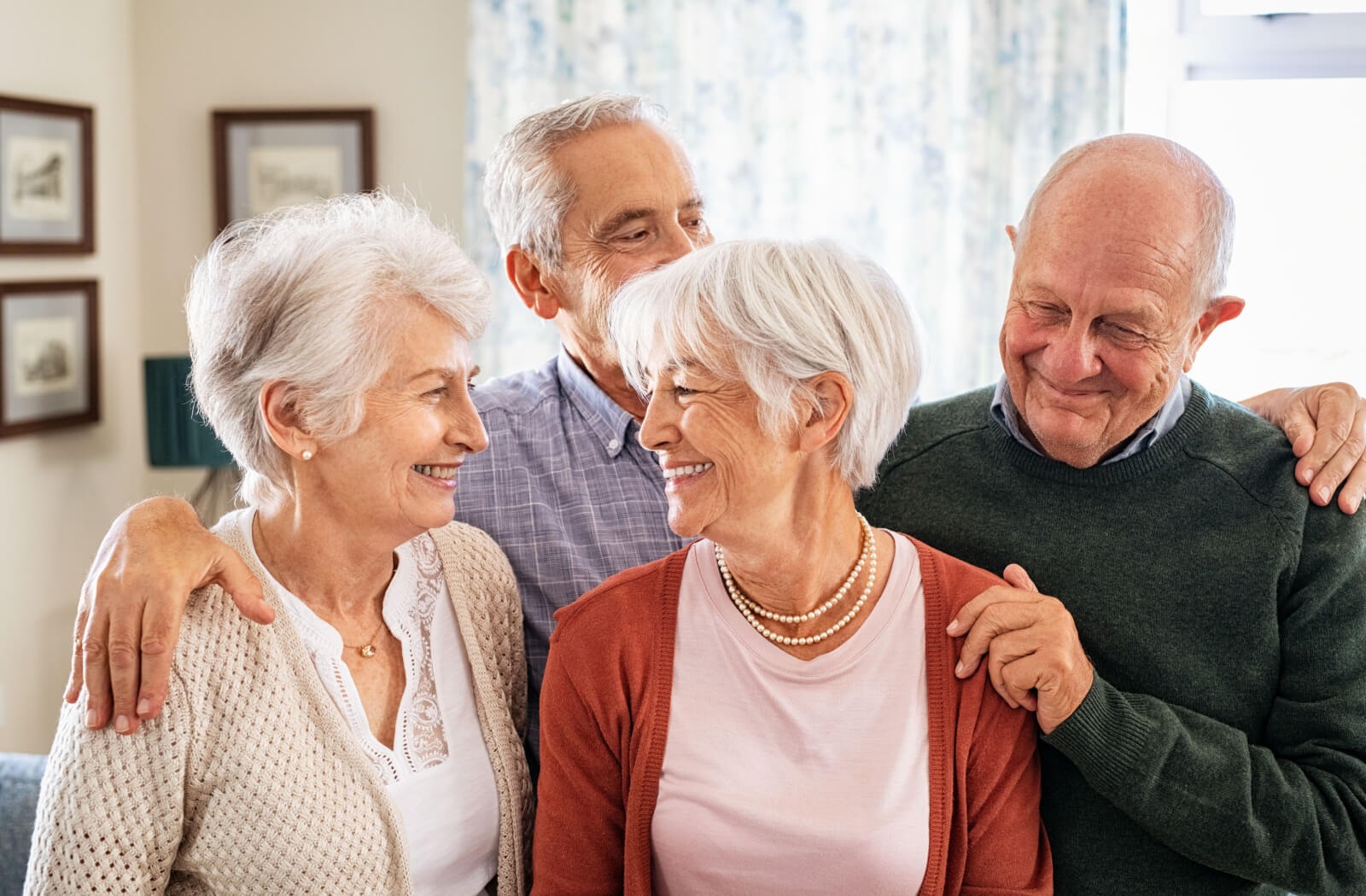 a group of seniors posing for a photo